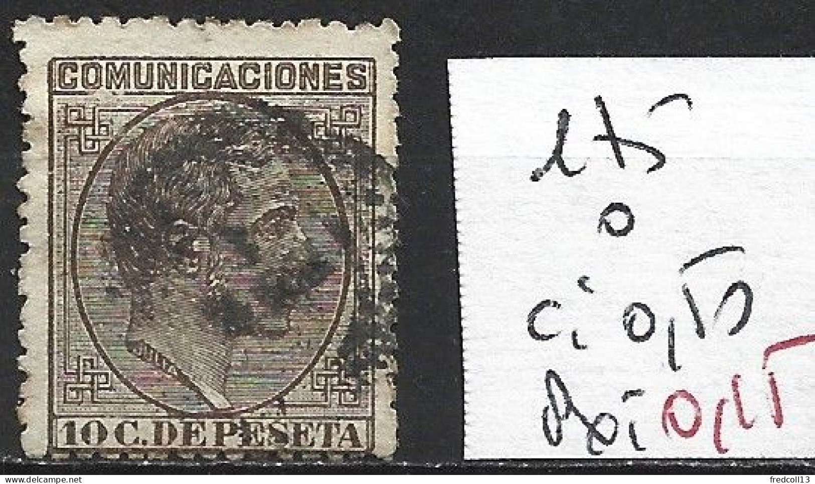 ESPAGNE 175 Oblitéré Côte 0.50 € - Usados