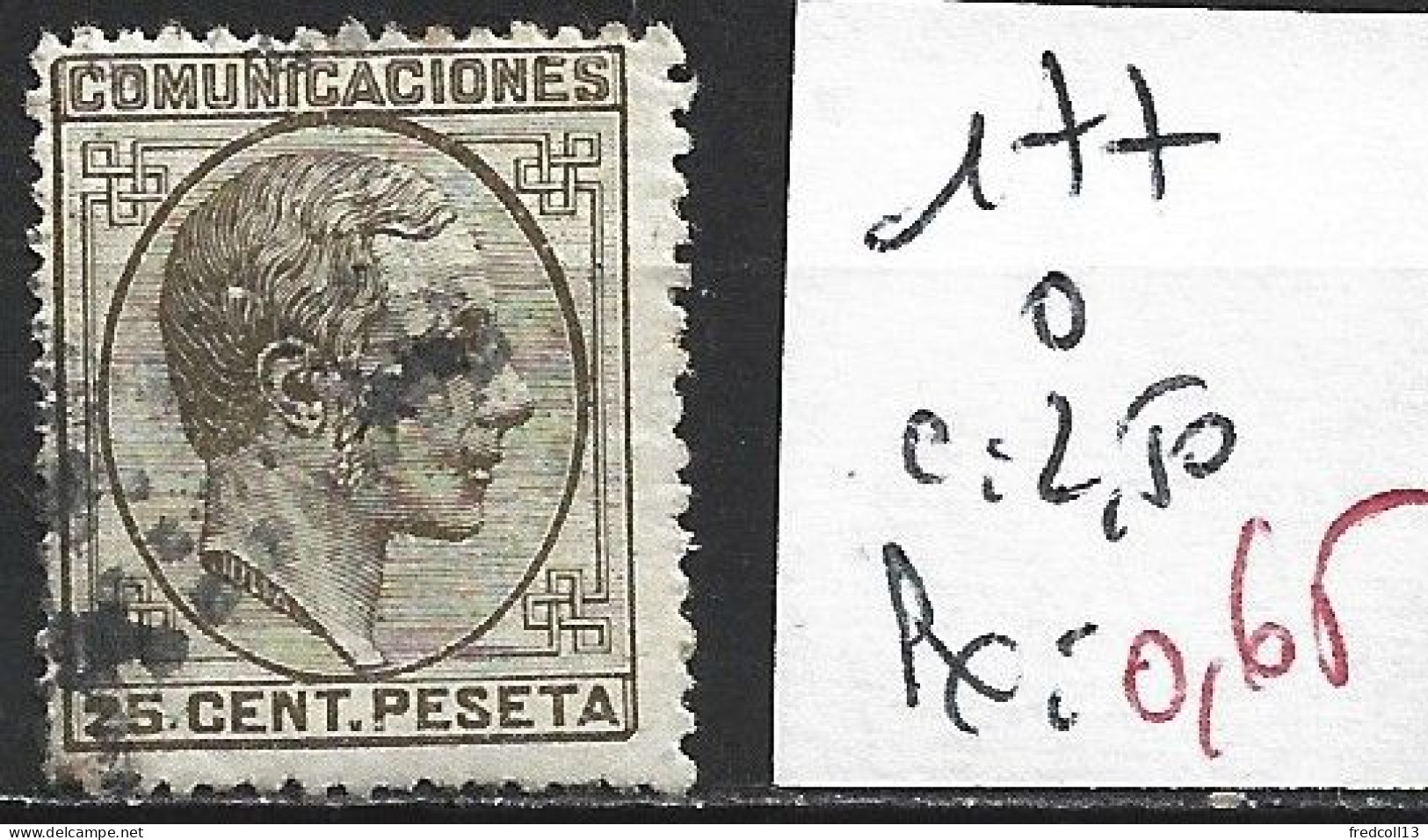 ESPAGNE 177 Oblitéré Côte 2.50 € - Used Stamps