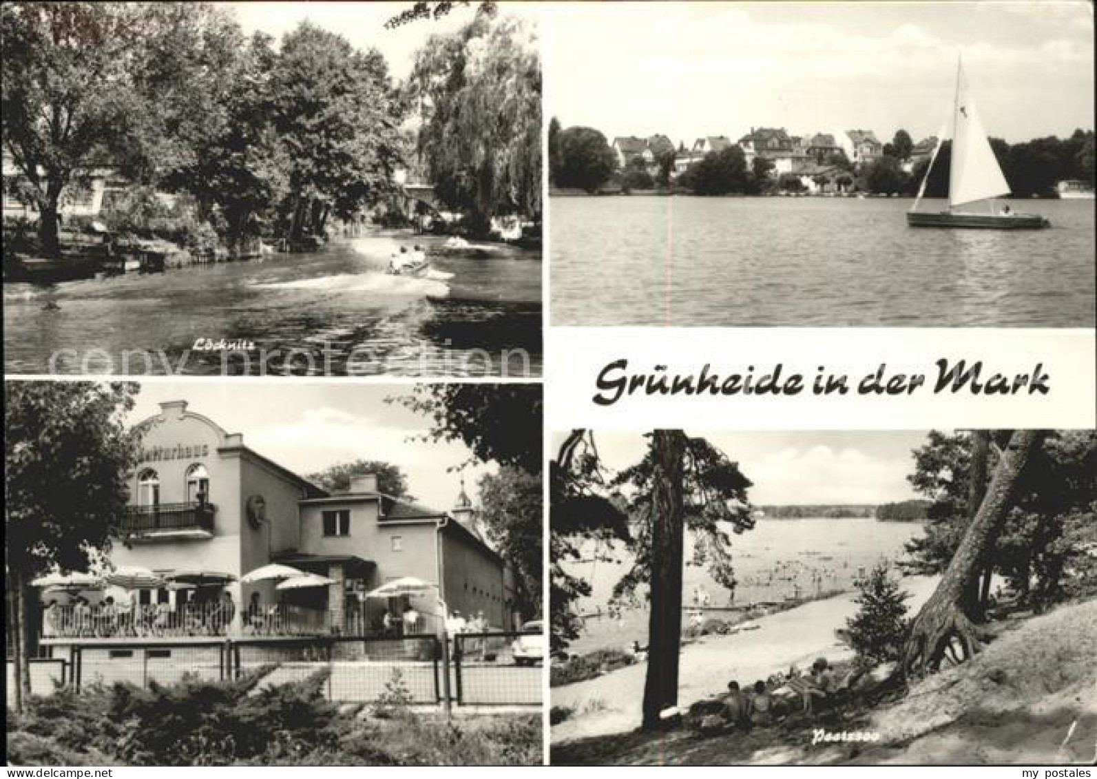 41610159 Gruenheide Mark Loecknitz Segelpartie Peetzsee Kulturhaus Gruenheide - Grünheide