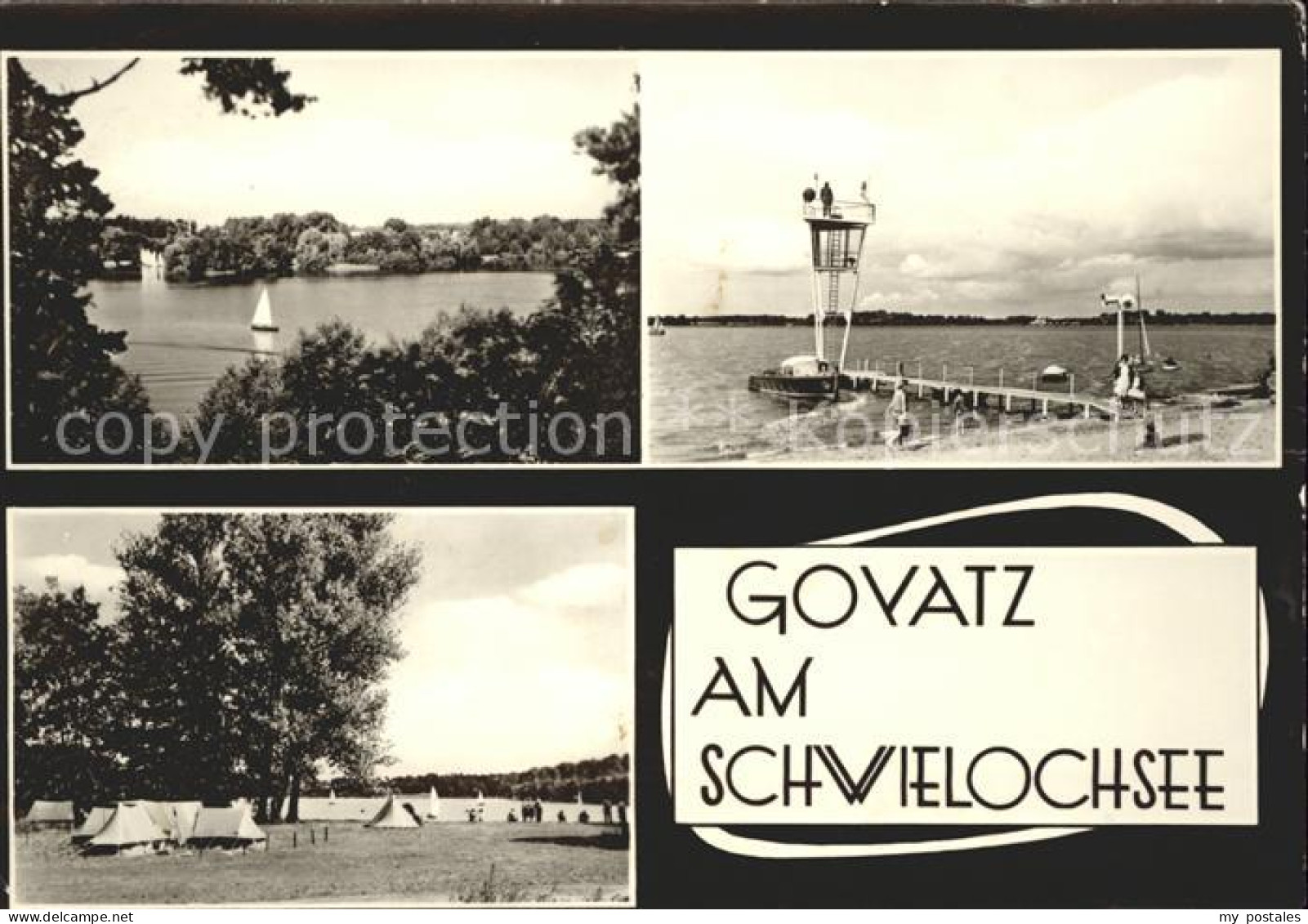 41610121 Goyatz Schwielochsee Seebruecke Zeltplatz Schwielochsee - Goyatz