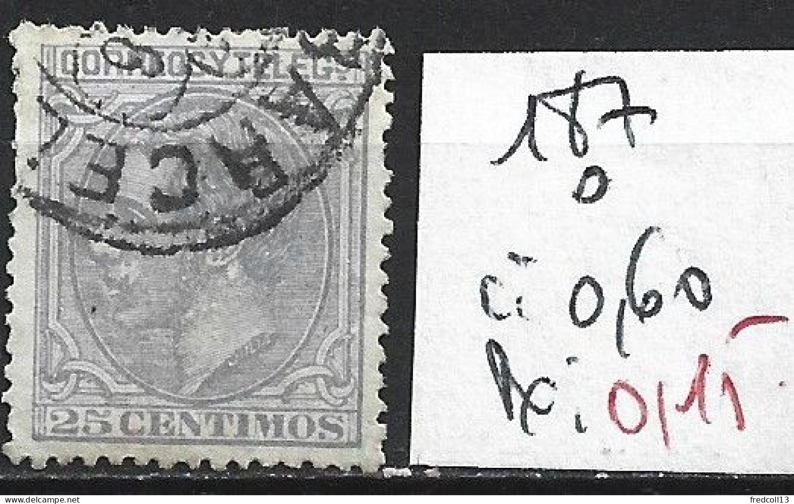 ESPAGNE 187 Oblitéré Côte 0.60 € - Used Stamps