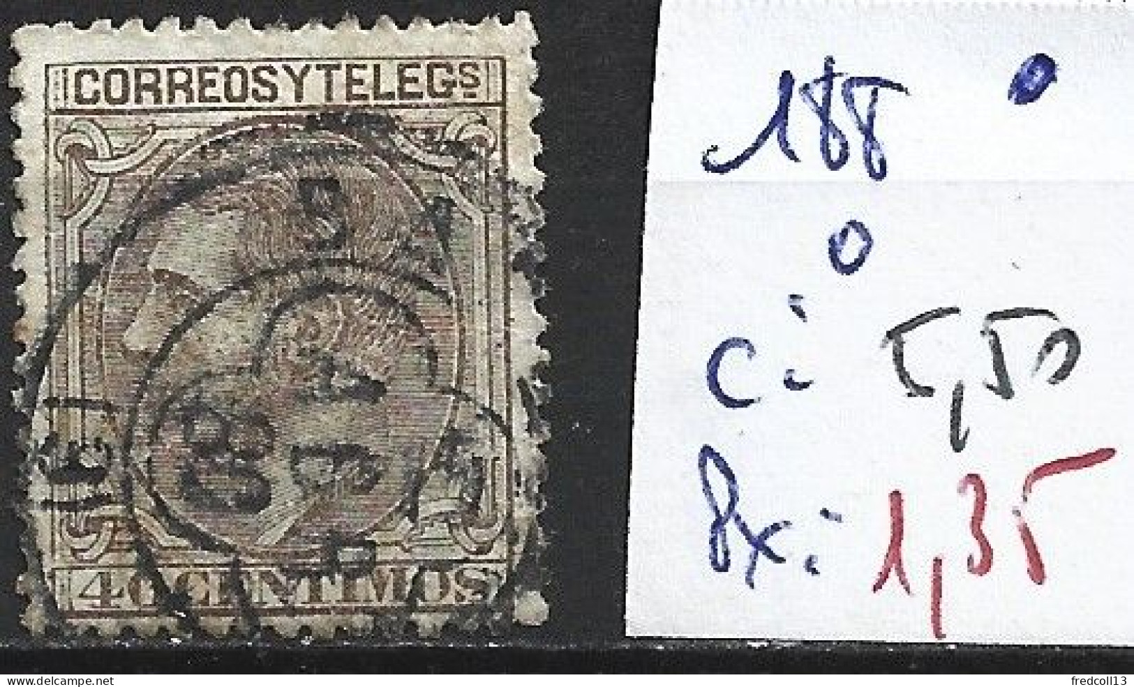 ESPAGNE 188 Oblitéré Côte 5.50 € - Used Stamps