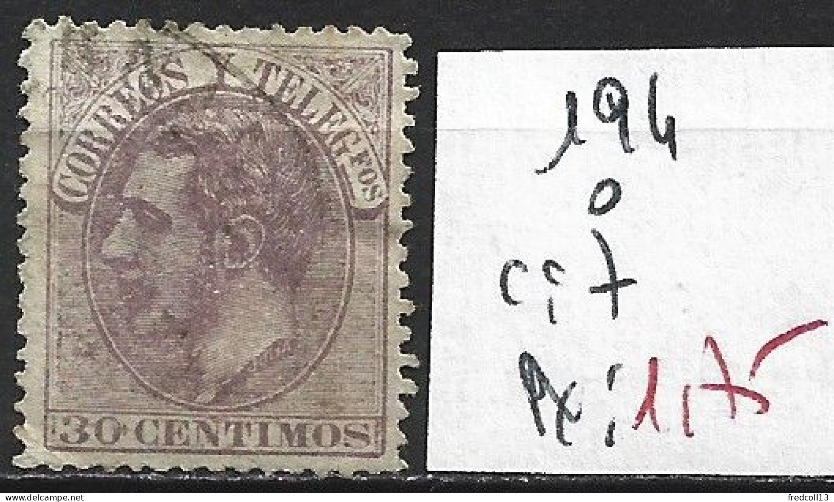 ESPAGNE 194 Oblitéré Côte 7 € - Usados