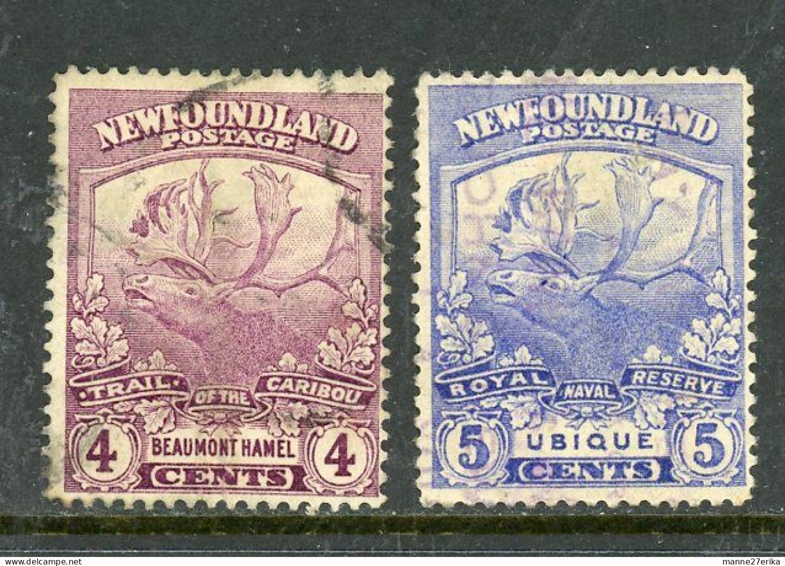 Newfoundland USED 1919 Trail Of The Caribou Issue - 1865-1902