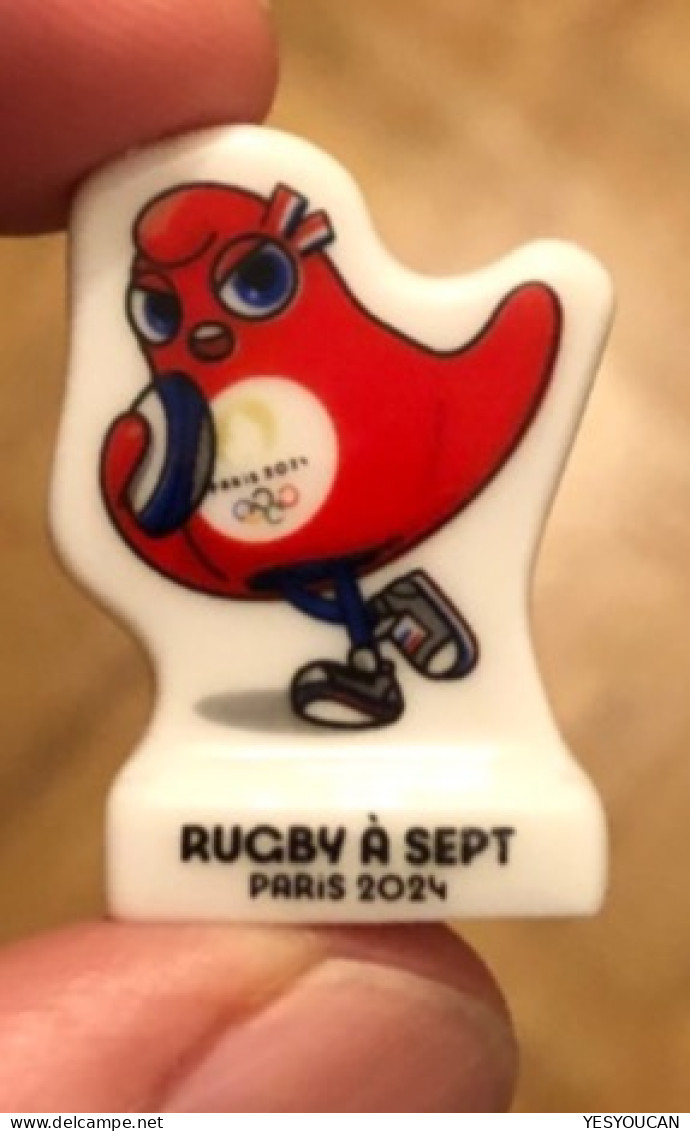 Jeux Olympiques Paris 2024 Rugby Fève Porcelaine (fève Olympic Games - Sports