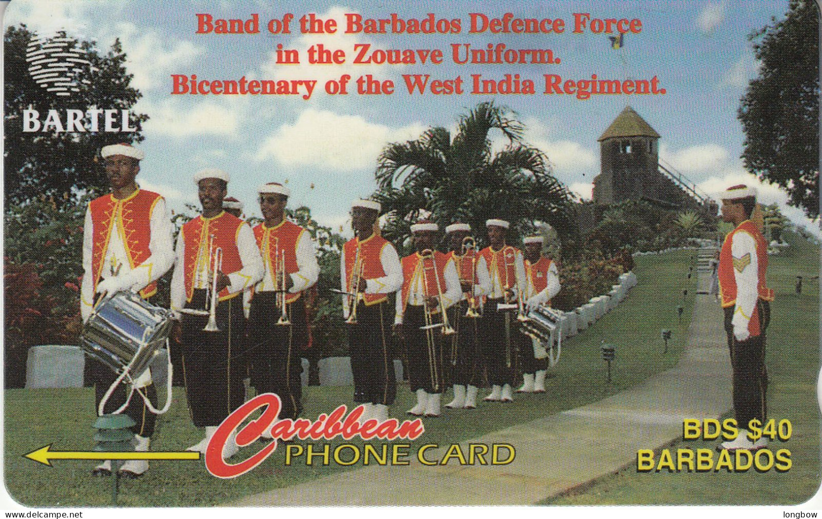 BARBADOS- 16CBDB BAND OF BARBADOS - Barbades