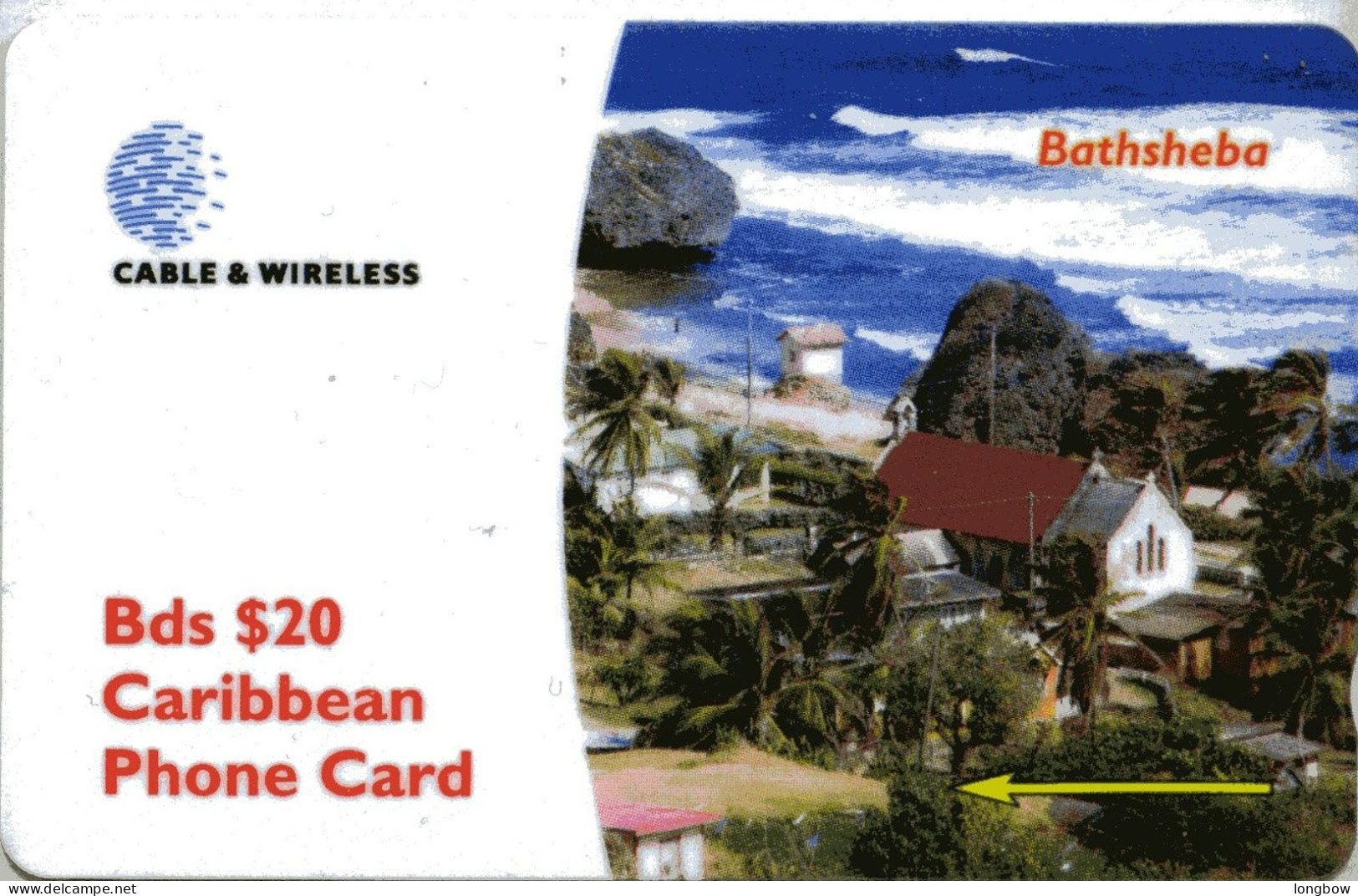 BARBADOS-263CBDG-BATHSHEBA BDS$20 - Barbades