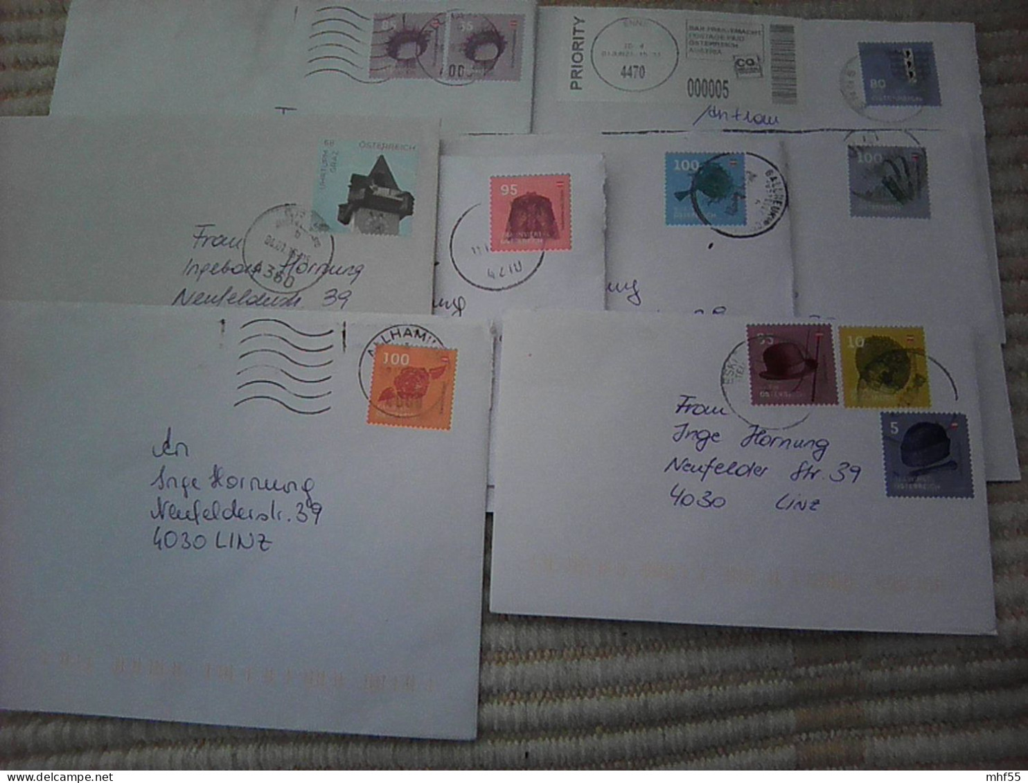 10 € - Briefmarken Auf Bedarfsbriefen - Lettres & Documents