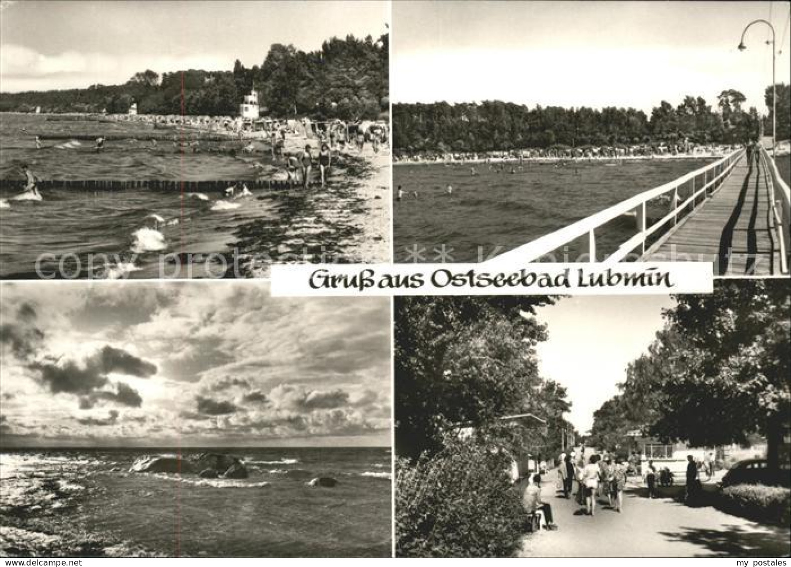 41608569 Lubmin Ostseebad Strand Promenade Seebruecke Lubmin - Lubmin