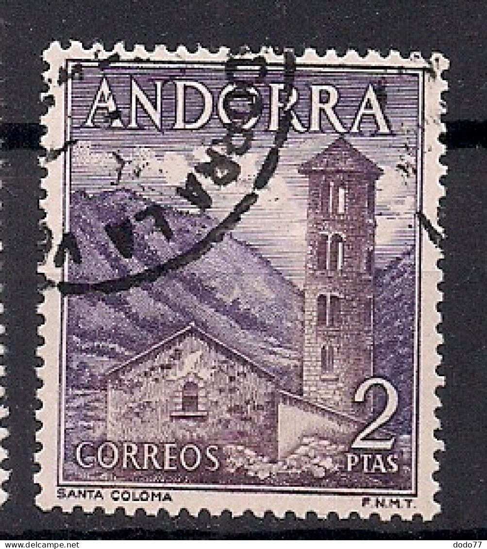 ANDORRE ESPAGNOL      N°    56   OBLITERE - Used Stamps