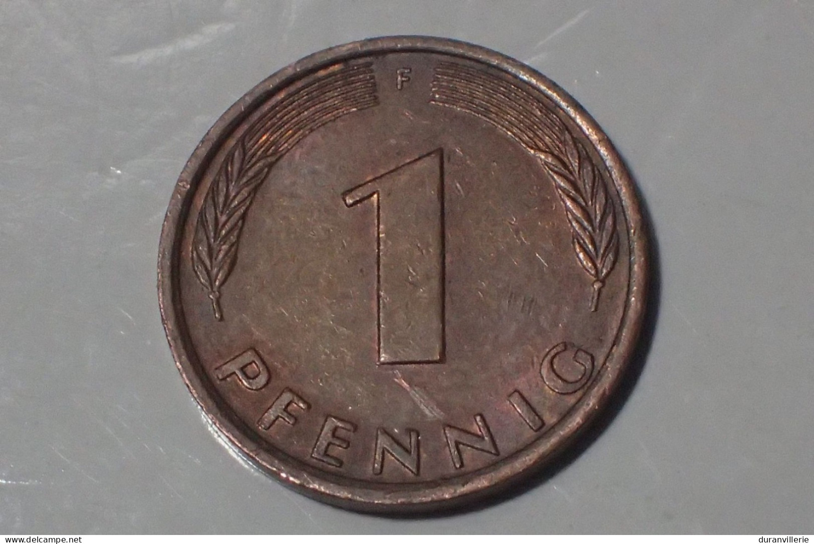 Allemagne Germany - 1 PFENNIG 1977 F KM# 105 - 1 Pfennig