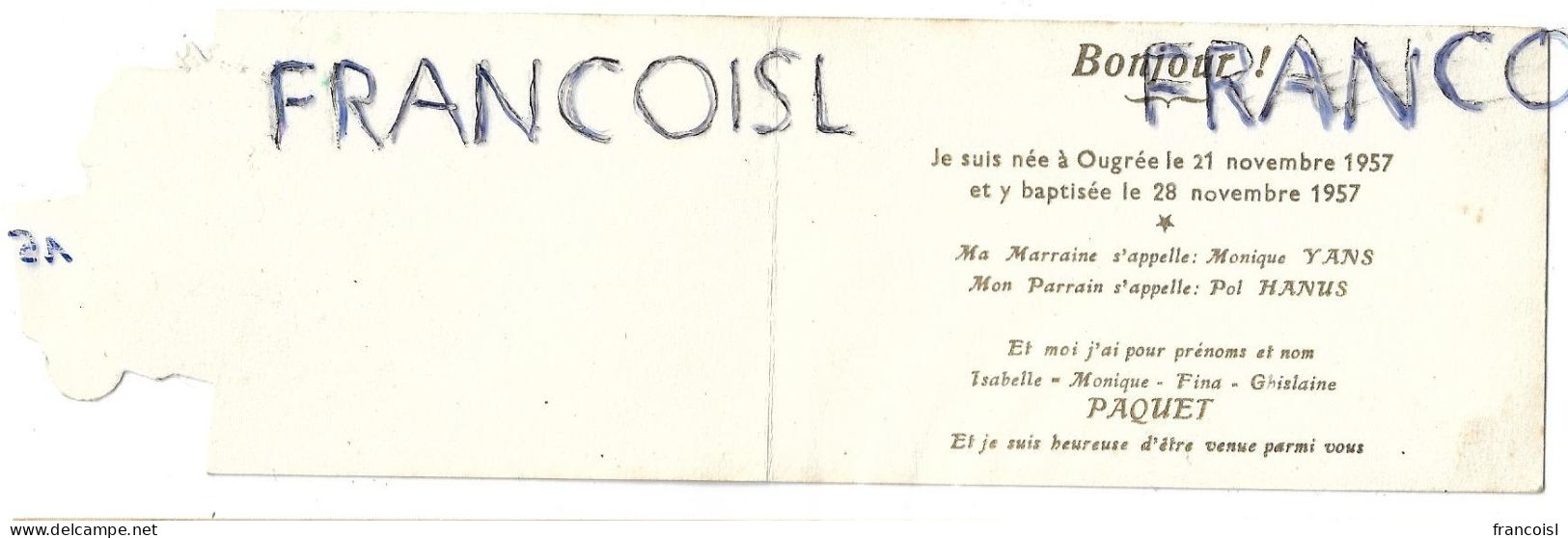 Mignonnette. Bébé En Charrette Et Nid D'oiseaux. Isabelle Paquet Née En 1957 - Naissance