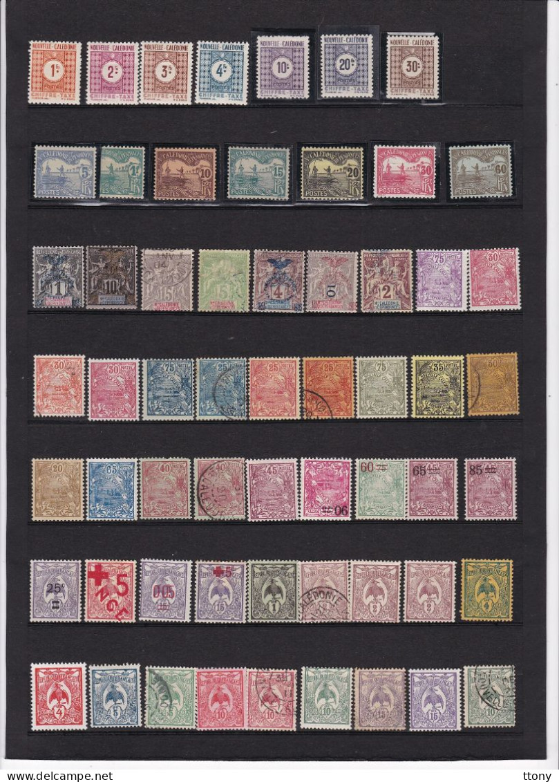 59 Timbres Oblitérés Et Neufs Nouvelle-Calédonie   Taxes - Postage Due