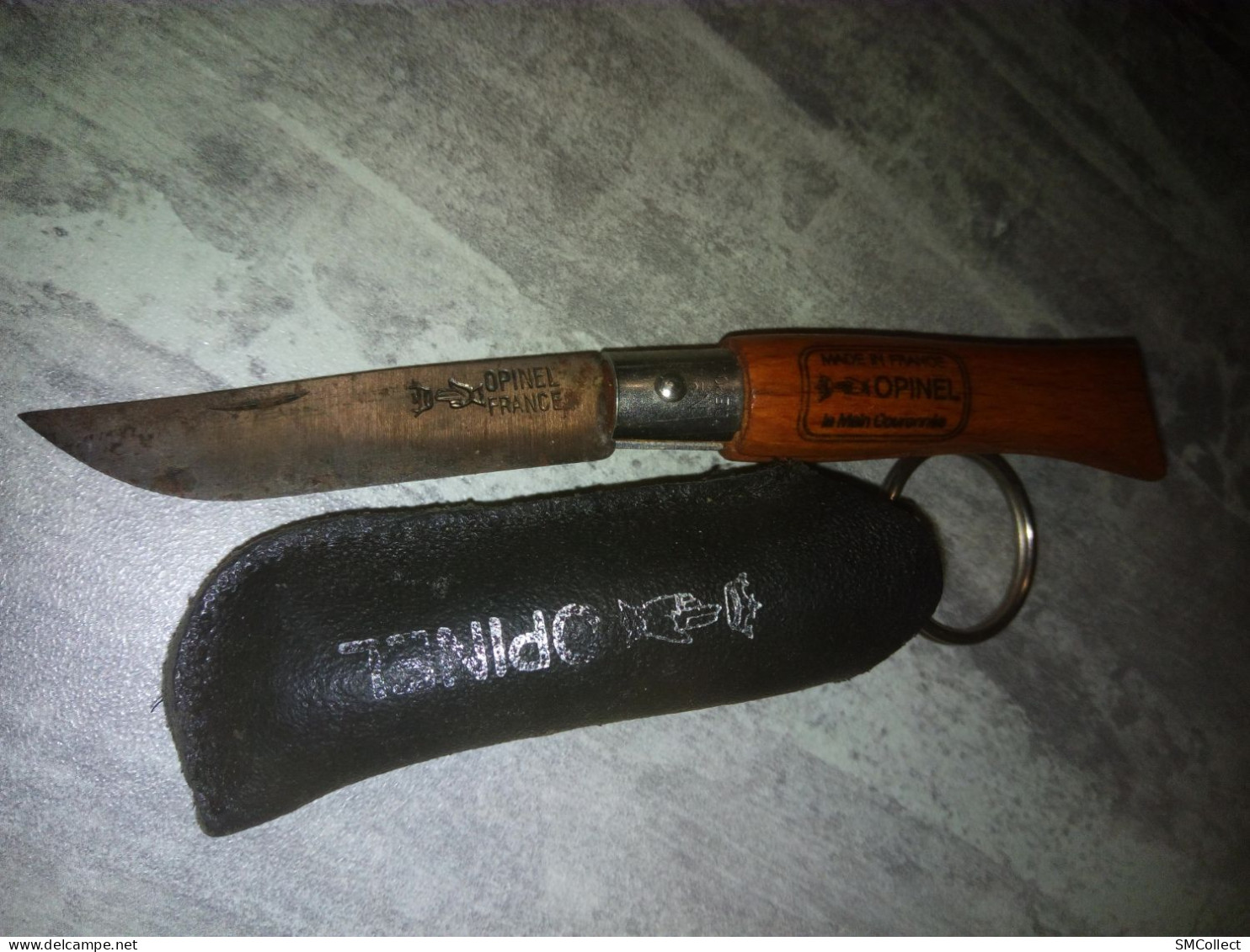 Rare. Opinel N°4 Taille Porte Clé + étui - Armes Blanches