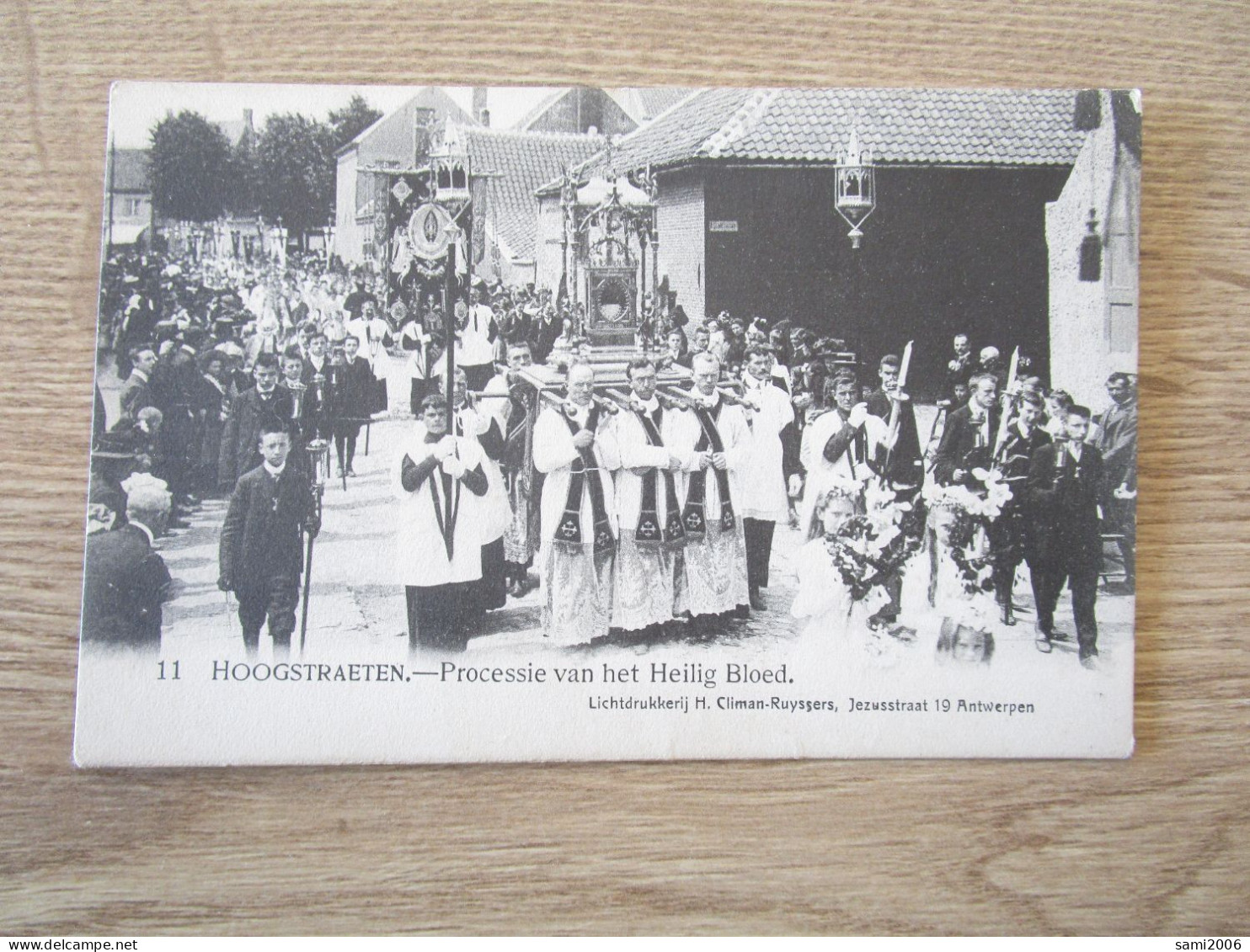 BELGIQUE HOOGSTRAETEN PROCESSIE VAN HET HEILIG BLOED PROCESSION RELIGIEUSE ANIMEE - Hoogstraten