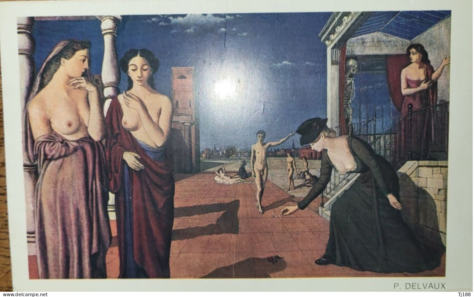 Carte De Vœux Signée Paul Delvaux - Maler Und Bildhauer