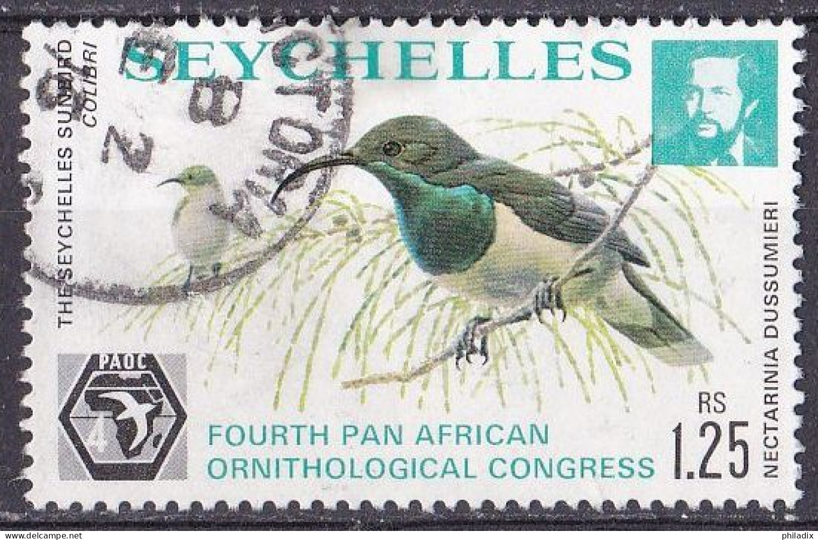 Seychellen Marke Von 1976 O/used (A1-55) - Seychelles (1976-...)