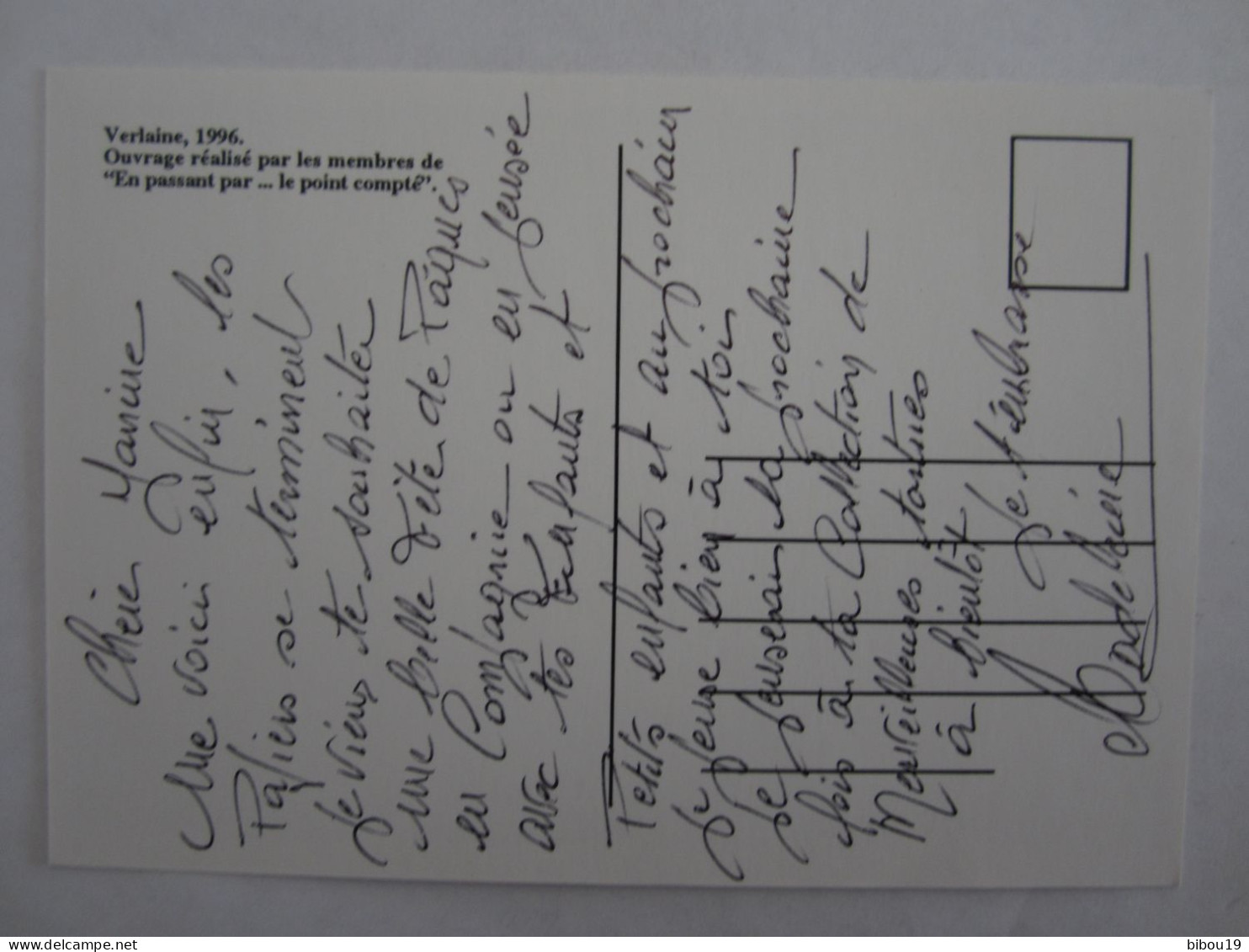 ARS SUR MOSELLE VERLAINE 1996 REALISE PAR LES MEMBRES DE EN PASSANT PAR LE POINT COMPTE - Ars Sur Moselle