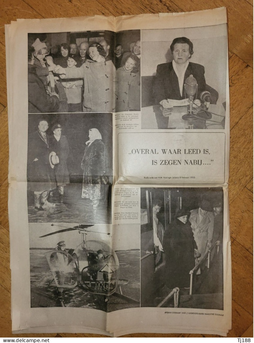 Stormvloedramp 1953 Haagsche Courant - General Issues
