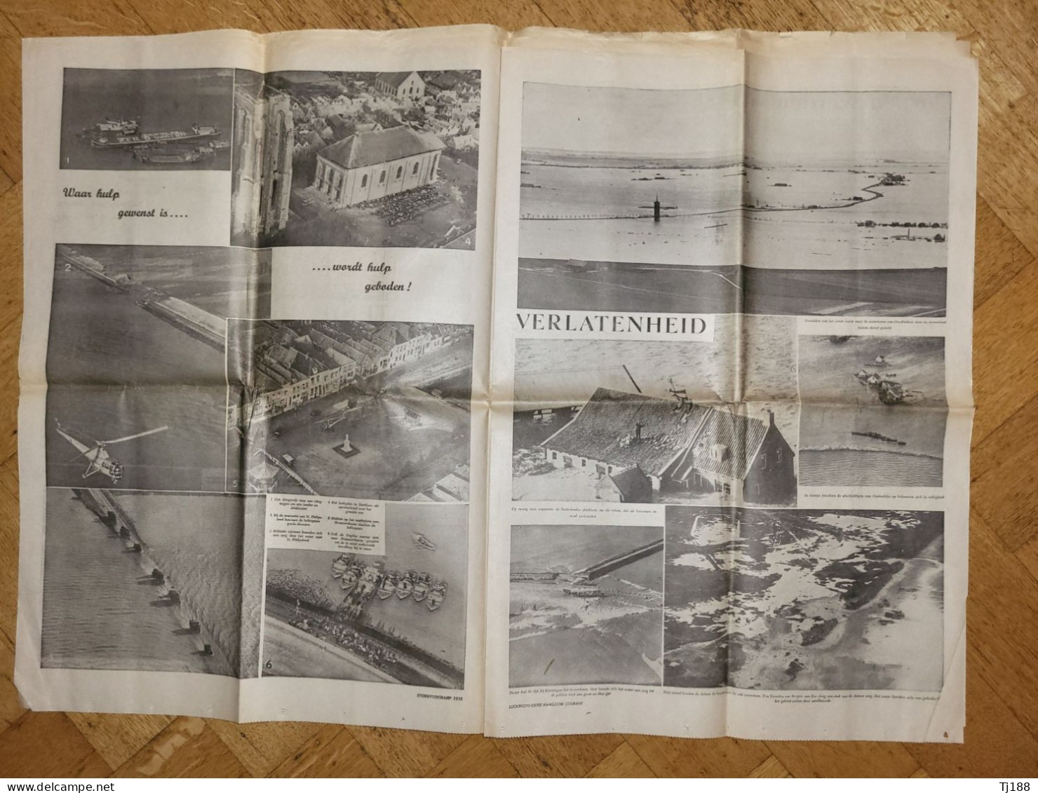 Stormvloedramp 1953 Haagsche Courant - Informations Générales