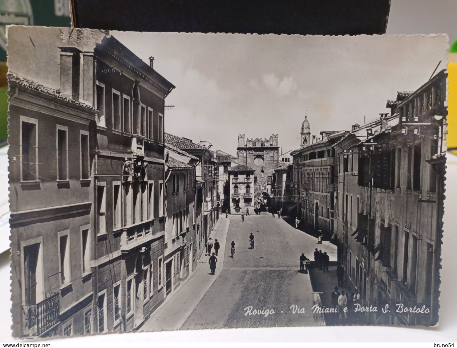 Cartolina Rovigo Via Miani E Porta S.Bartolo 1955 - Rovigo