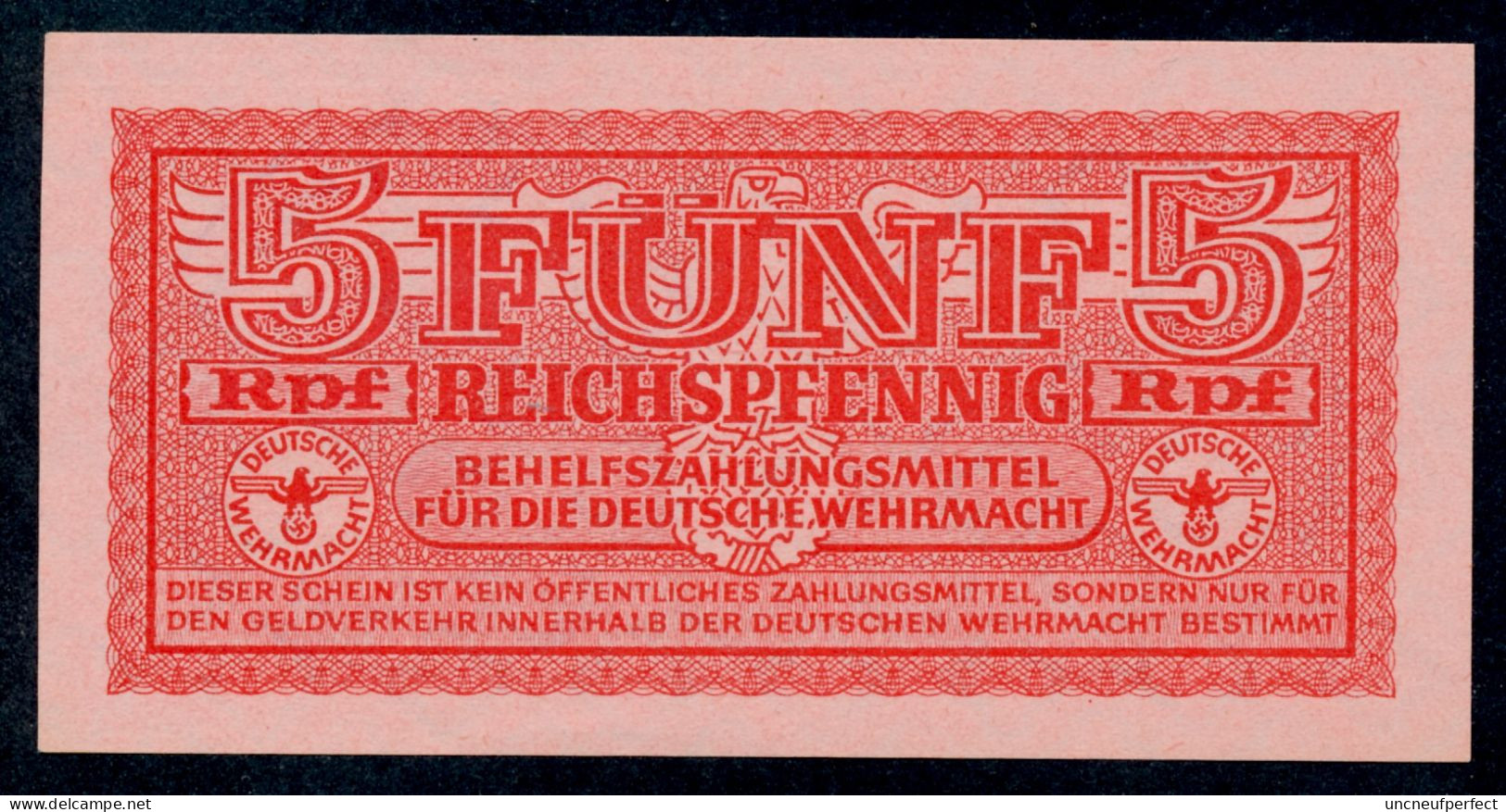 P M33 Ro5508  ZWK-106. 5 Reichspfennig 1944/45   UNC NEUF **ULTRA RARE** - Verrechnungsscheine - Dt. Wehrmacht