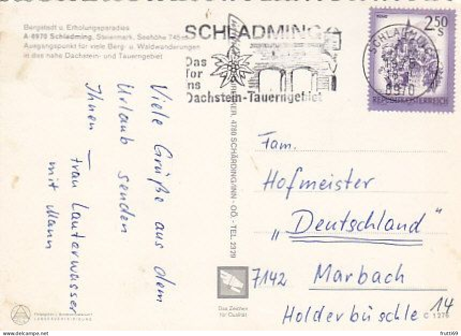 AK 192977 AUSTRIA - Schladming - Schladming