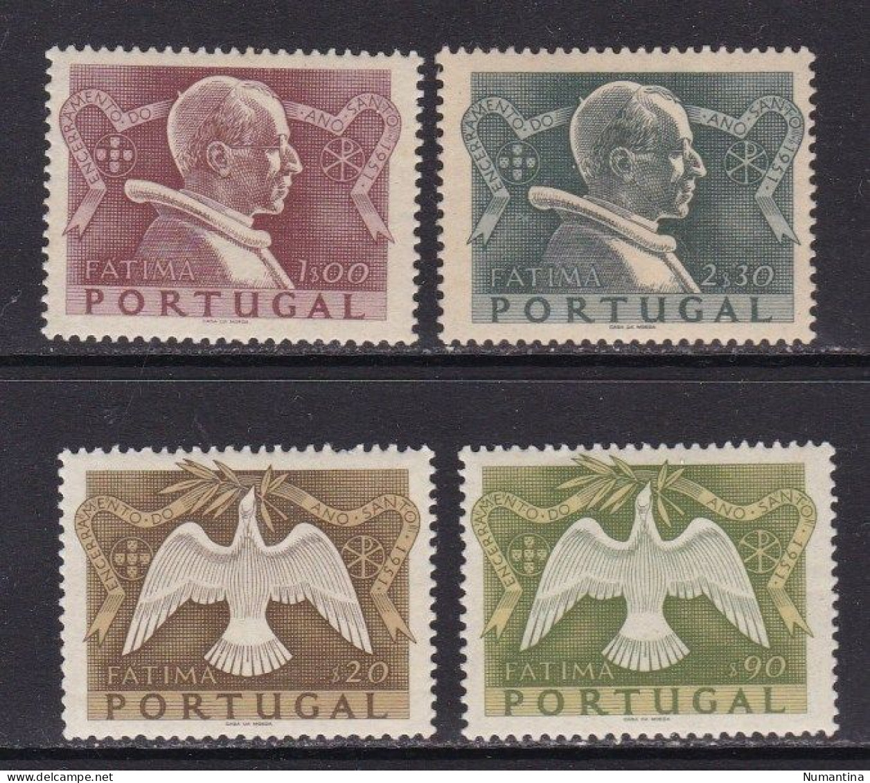 PORTUGAL - 1951 - YVERT 744/747 - Año Santo - Fatima - MH - Neufs