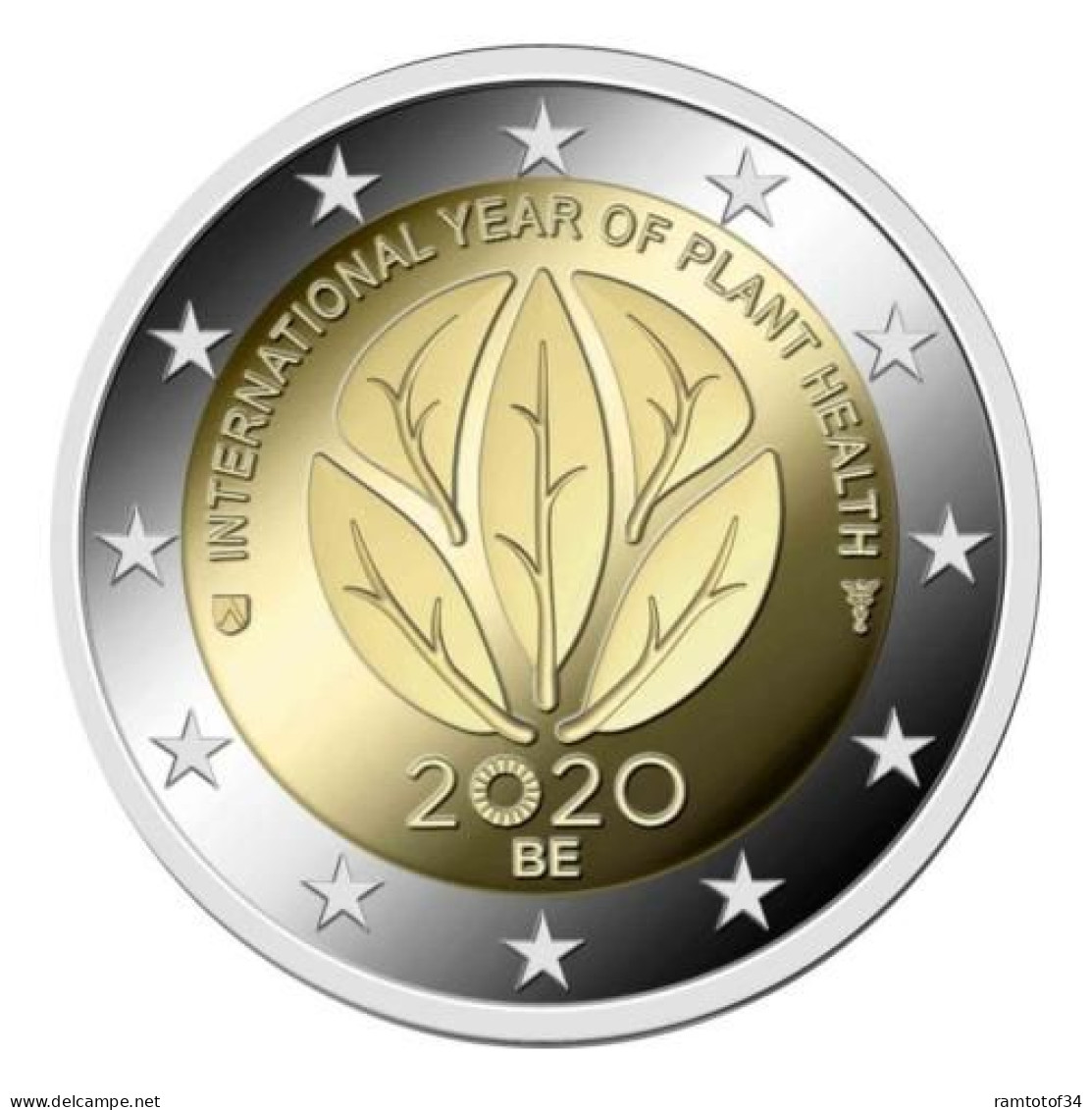 2020 BELGIQUE - 2 Euros Commémorative (Coincard) Année Internationale De La Santé Des Plantes (version Flamande) - Belgio