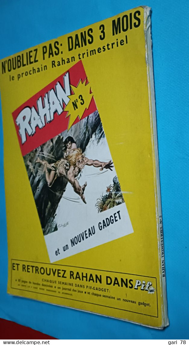 RAHAN N° 2 - Edition Originale Avril 1972 - Rahan