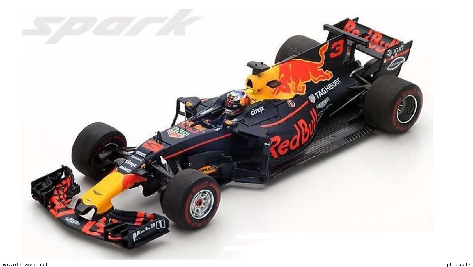 Red Bull TAG Heuer RB13 - Daniel Ricciardo - 1st Azerbaijan GP FI 2017 #3  - Spark - Spark
