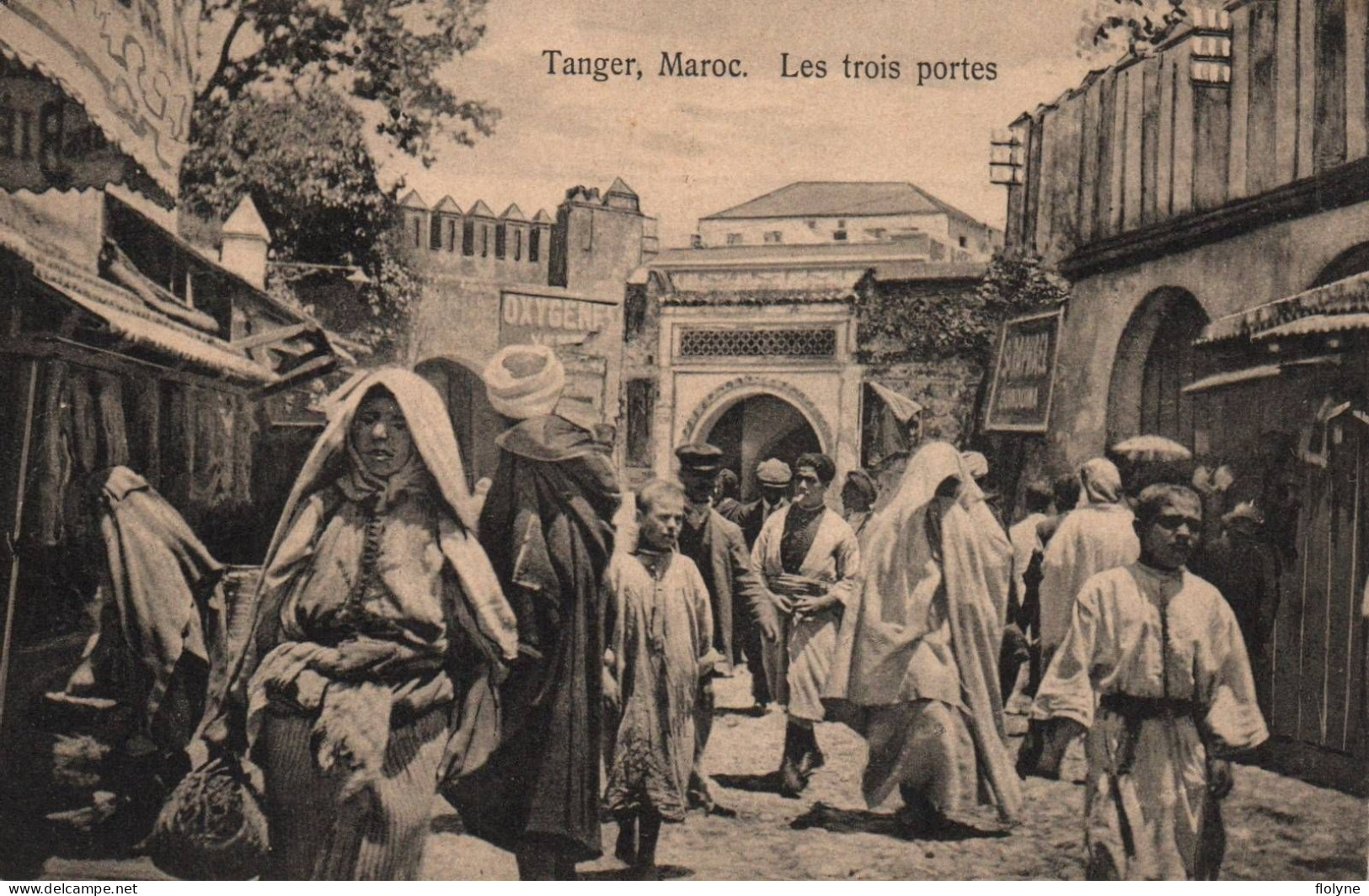 Tanger - Rue Et Les Trois Portes - Maroc Morocco - Tanger