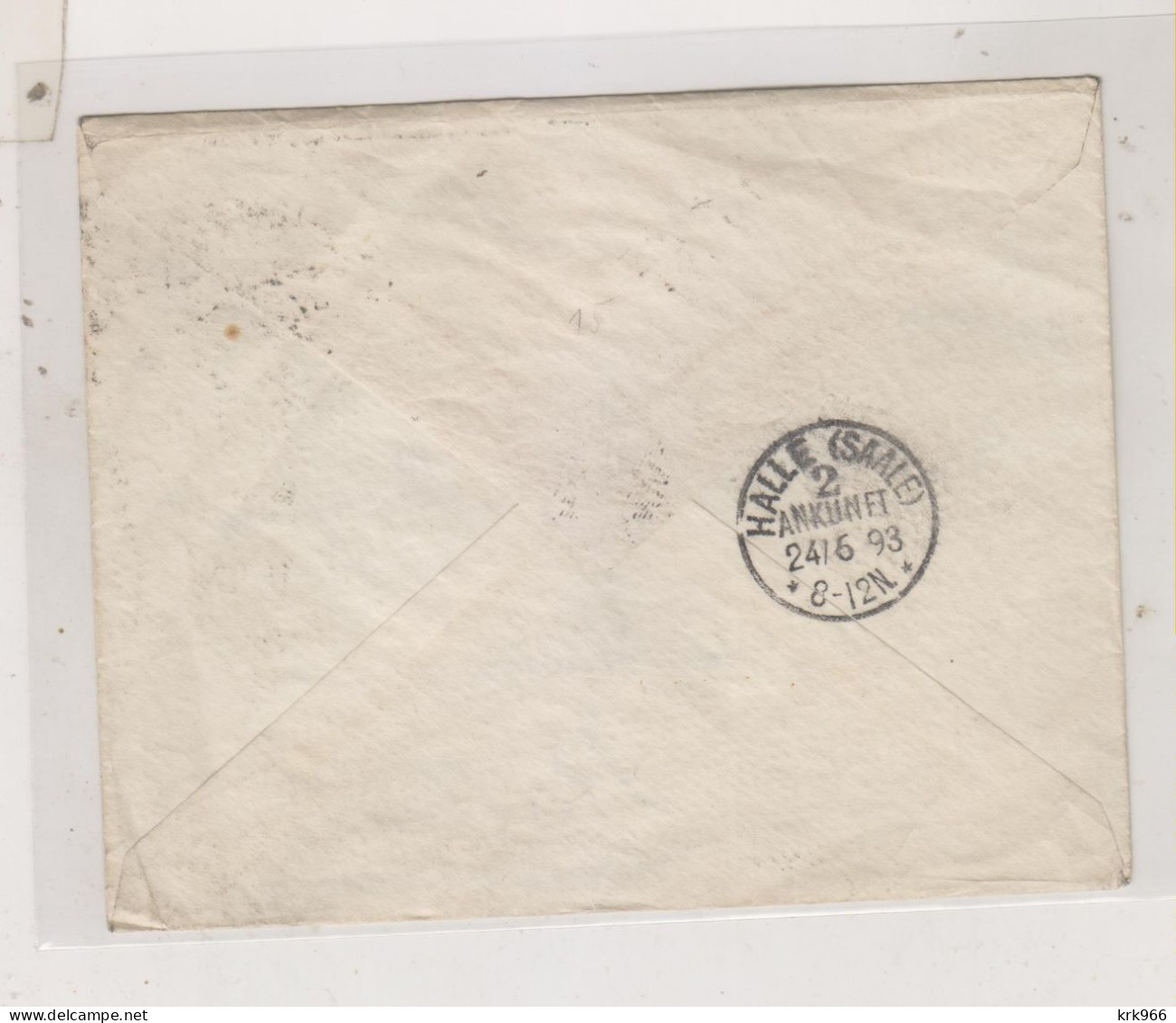 GREAT BRITAIN 1893 LONDON Nice Postal Stationery Cover To Germany - Brieven En Documenten