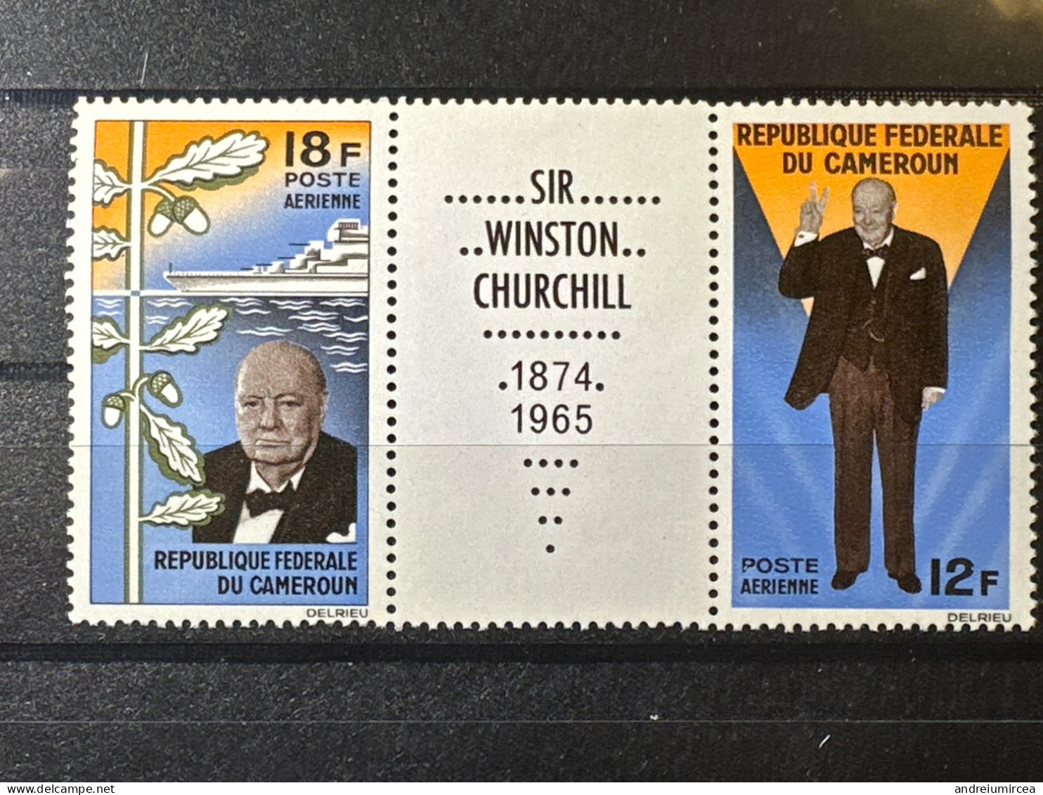 Cameroun 1956 Sir Winston Churchill - Sir Winston Churchill