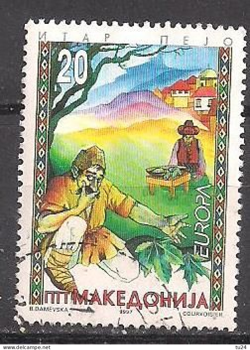 Nordmazedonien / North Macedonia  (1997)  Mi.Nr.  102  Gest. / Used  (12hf14)  EUROPA - 1997