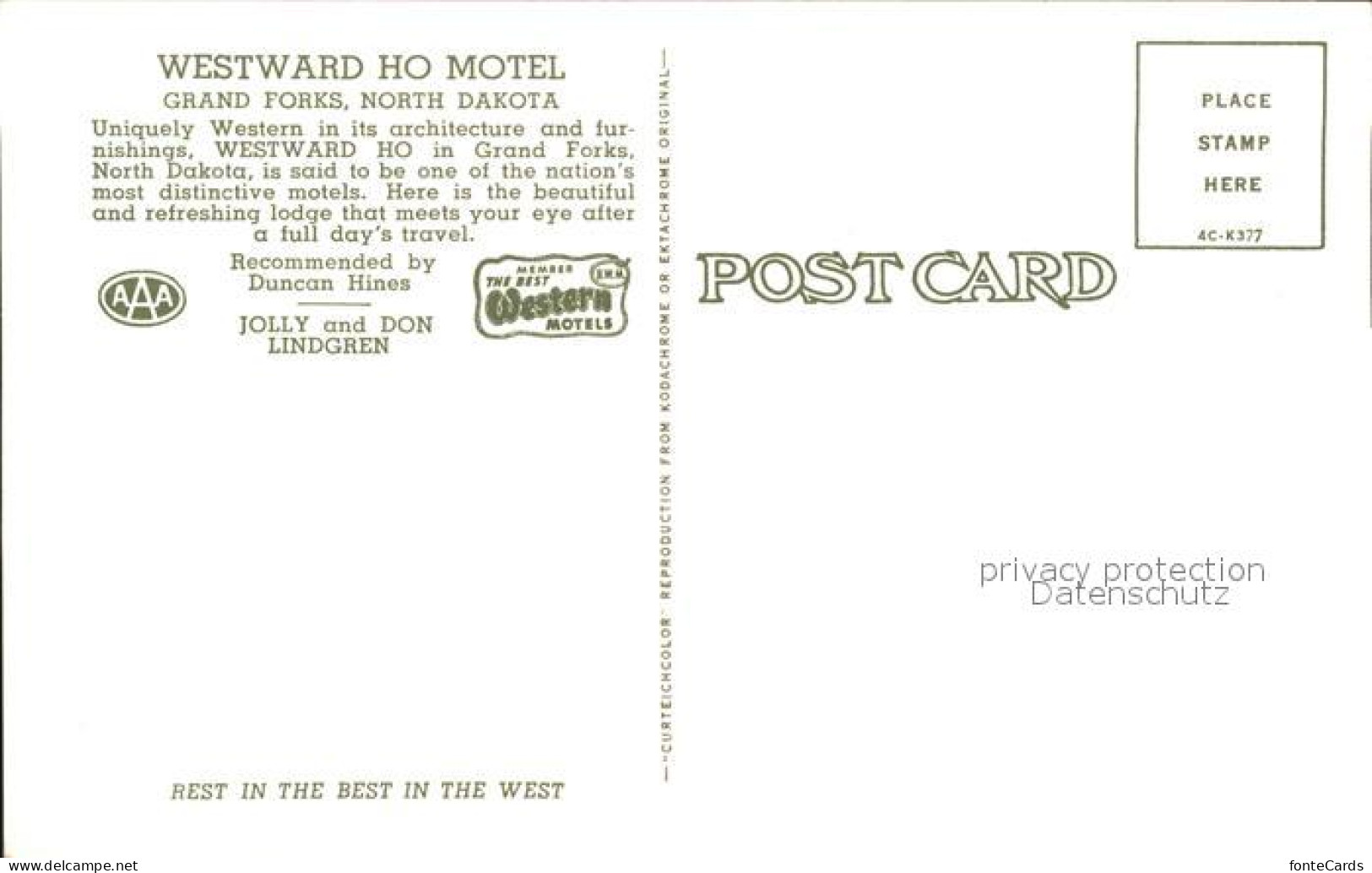 11688478 Grand_Forks_North_Dakota Westward HO Motel - Other & Unclassified
