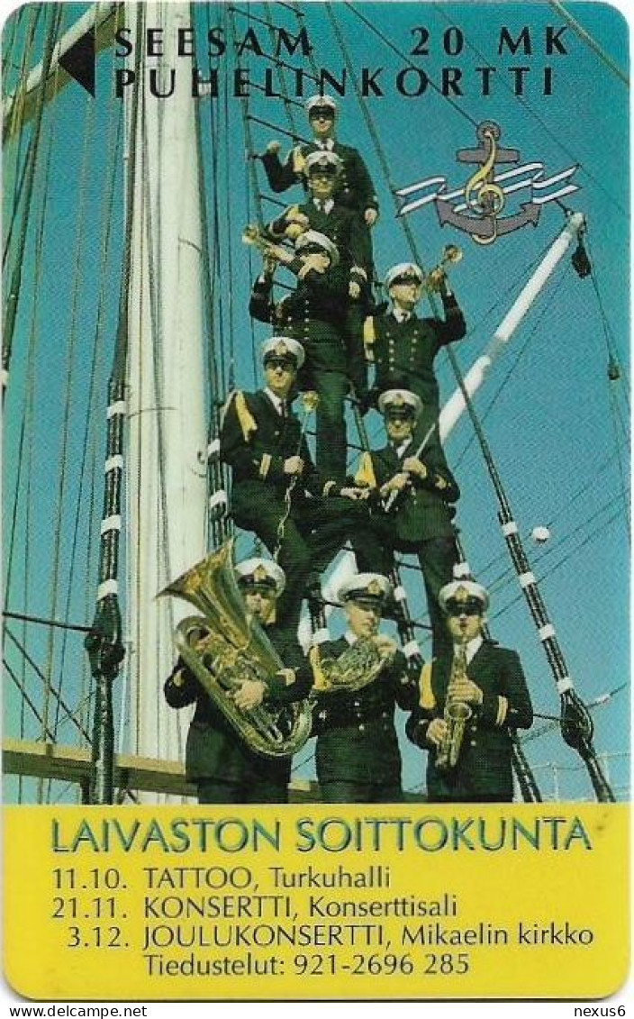 Finland - Turku (Magnetic) - D200 - The Navy Band, Cn.5020, Exp.12.1997, 20Mk, 10.000ex, Used - Finlande