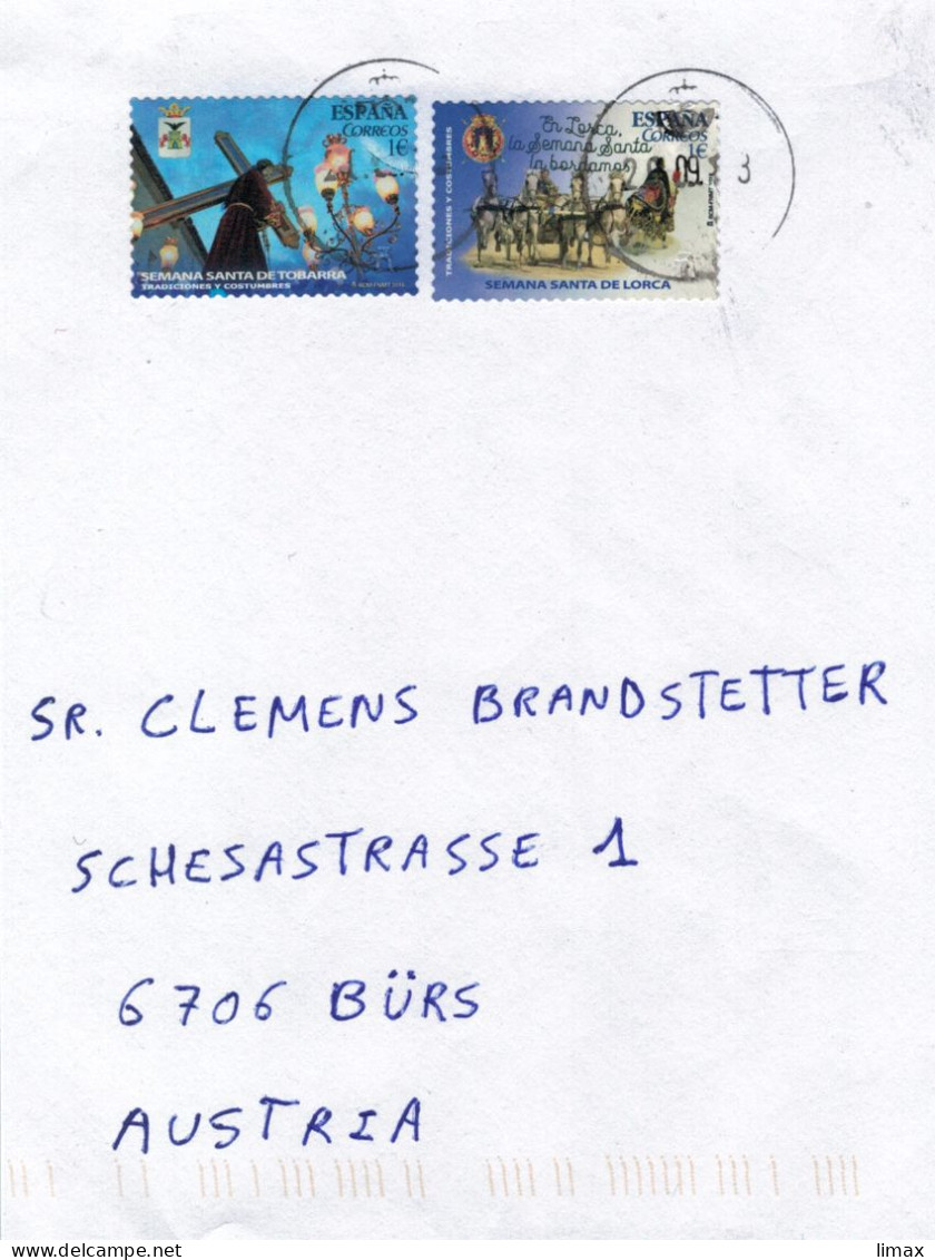 BST Santa De Tobarra - Santa De Lorca - Kreuzträger - Kutsche - Storia Postale