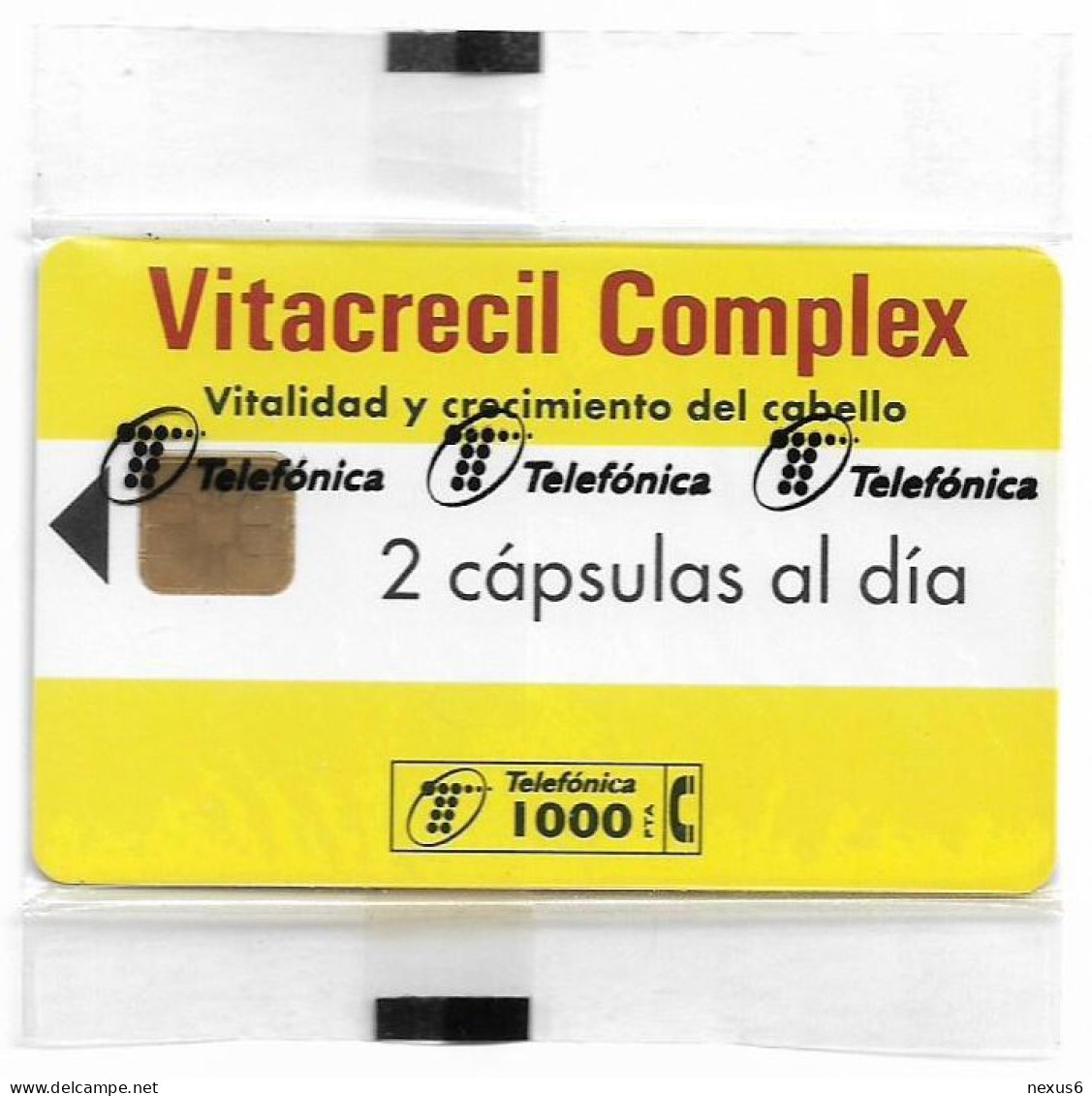 Spain - Telefónica - Vitacrecil Complex - P-116 - 03.1995, 1.000PTA, 10.000ex, NSB - Privé-uitgaven