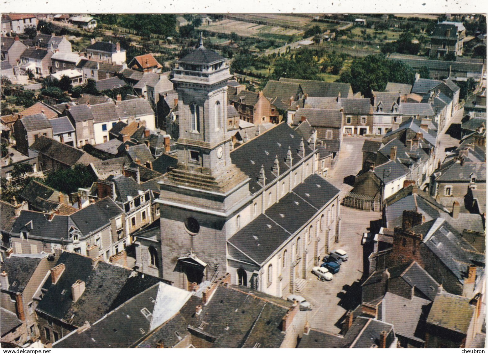 44. SAINT ETIENNE DE MONTLUC. CPSM.  VUE GENERALE AERIENNE. + TEXTE ANNEE 1976 - Saint Etienne De Montluc