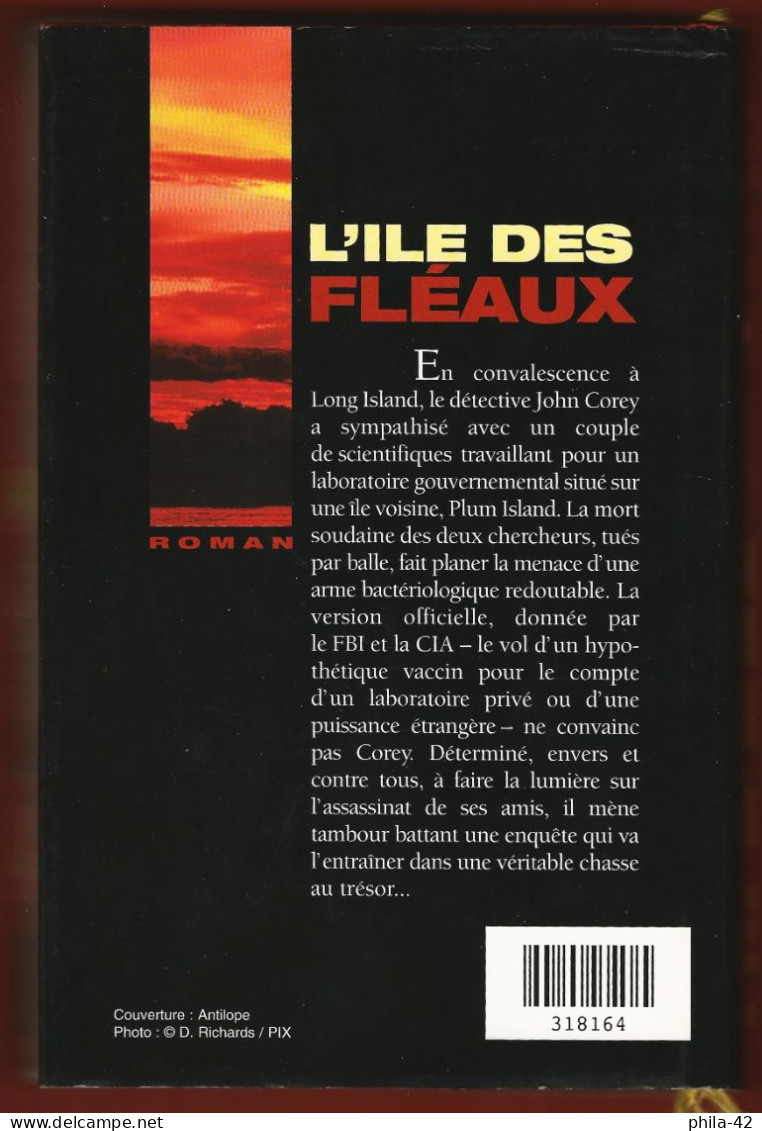 Nelson Demille " L'île Des Fléaux " - Thriller - Très Bon état - Novelas Negras