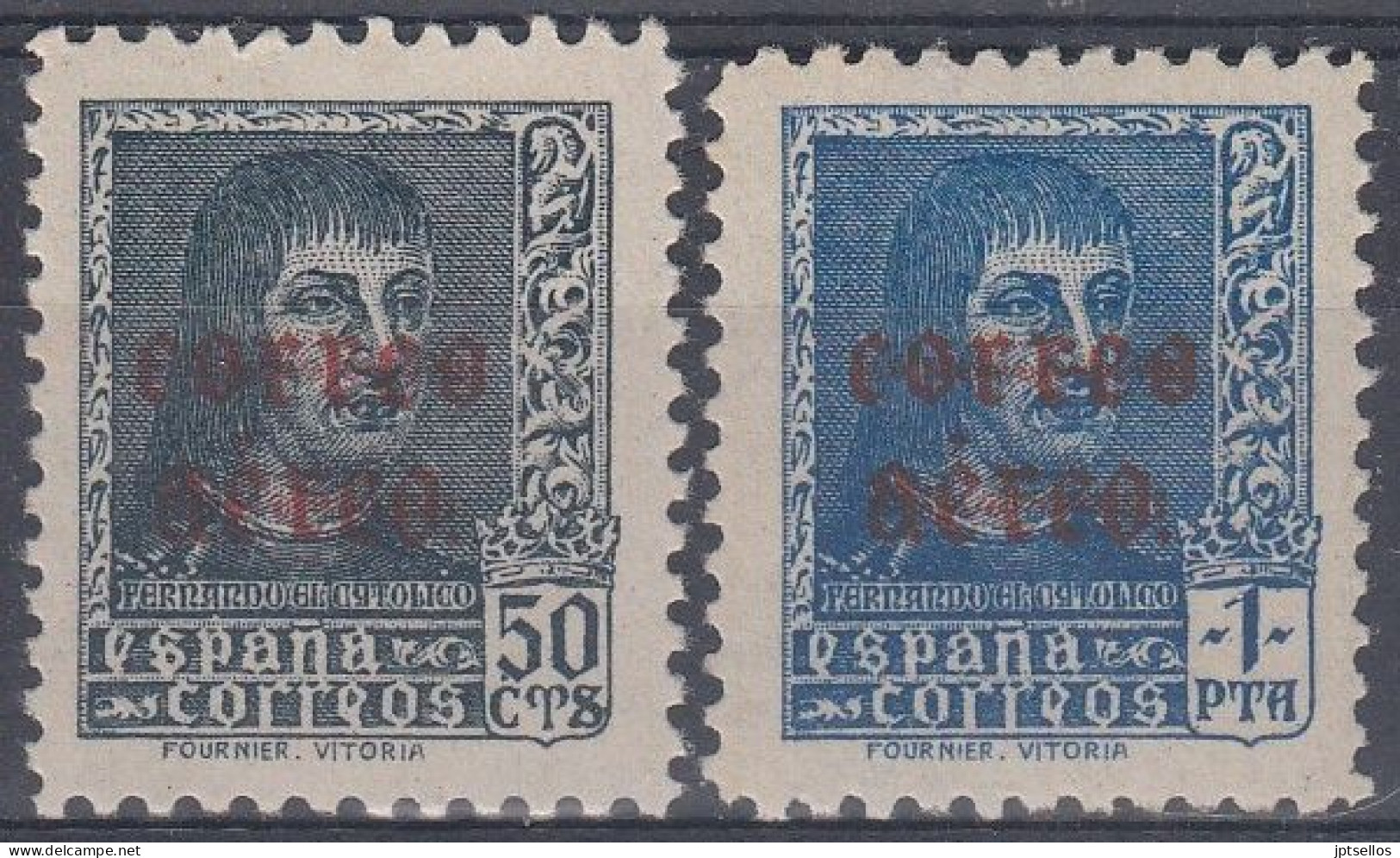 ESPAÑA 1938 Nº845/846 NUEVO,SIN FIJASELLOS - Unused Stamps