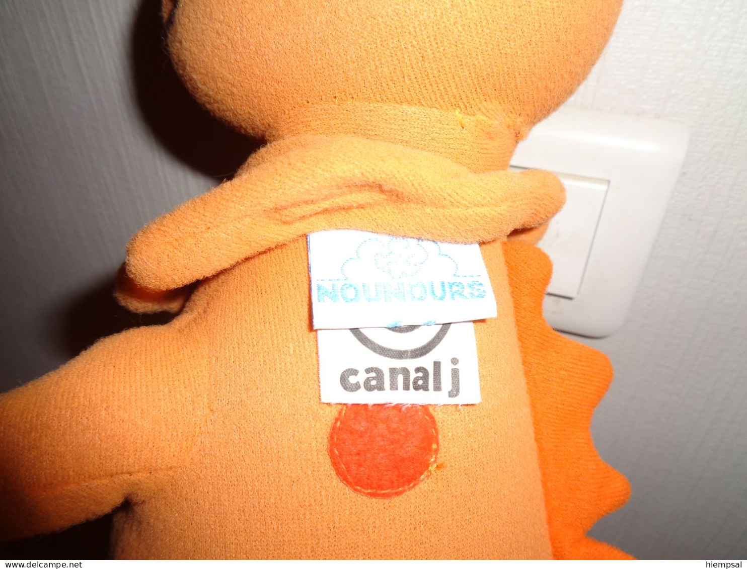 L'Ile Aux Enfants -. Casimir 40 Cm S    étiquette Canal J Chatillon En V  France   1975 - Cuddly Toys