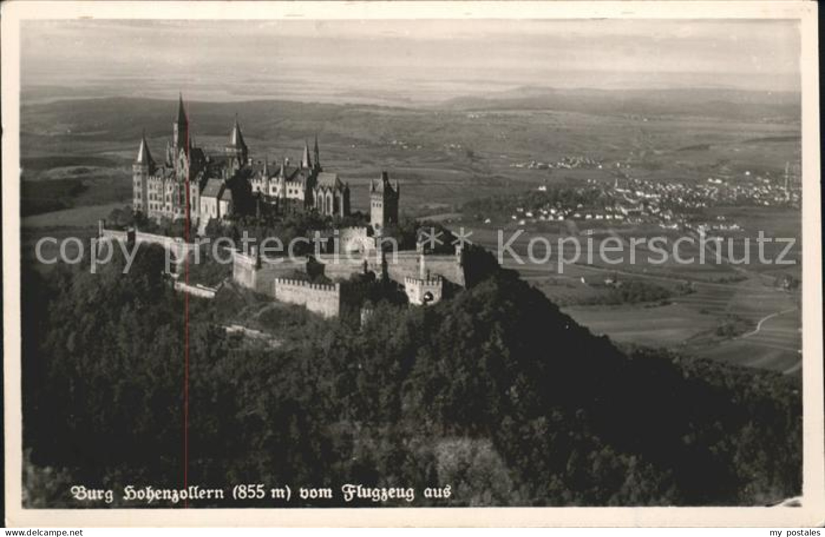 41608326 Hechingen Burg Hohenzollern Fliegeraufnahme Hechingen - Hechingen