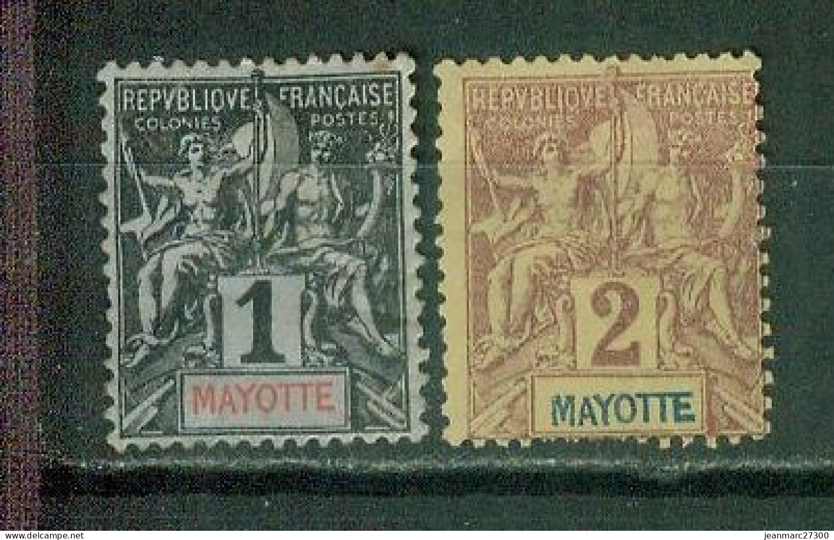 FC MYT01 Mayotte YT N° 1 2  Neuf * - Nuovi