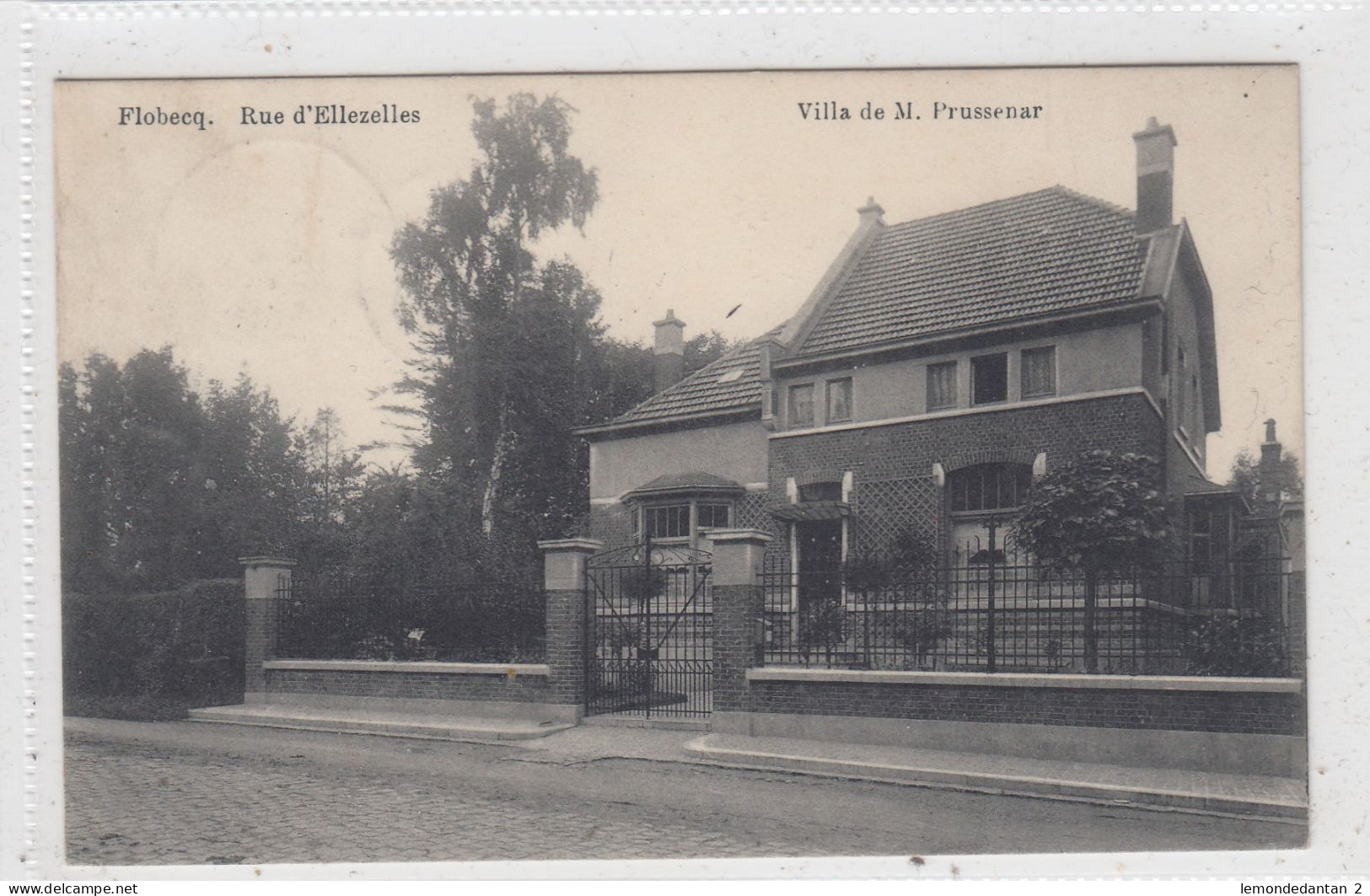 Flobecq. Rue D'Ellezelles. Villa De M..Prussenar. * - Vloesberg