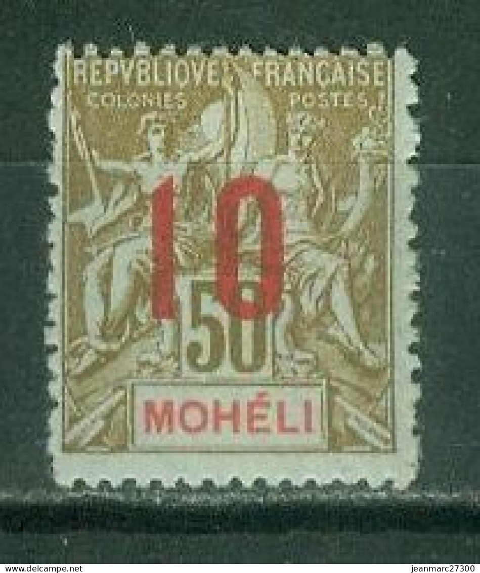 FC MOH01 Mohéli YT N° 22  Neuf * Infime Trace De Charnière - Neufs