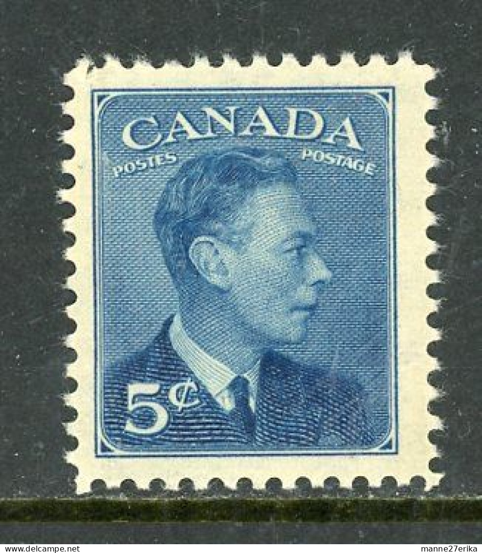 Canada MNH 1949 King George  VI  With "Postes Postage" - Nuevos