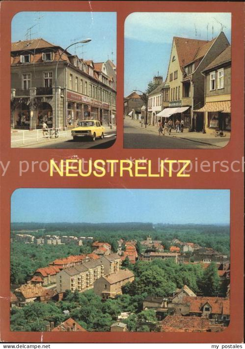 41607948 Neustrelitz Wilhelm Pieck Strasse Strelitzer Strasse Teilansicht Neustr - Neustrelitz