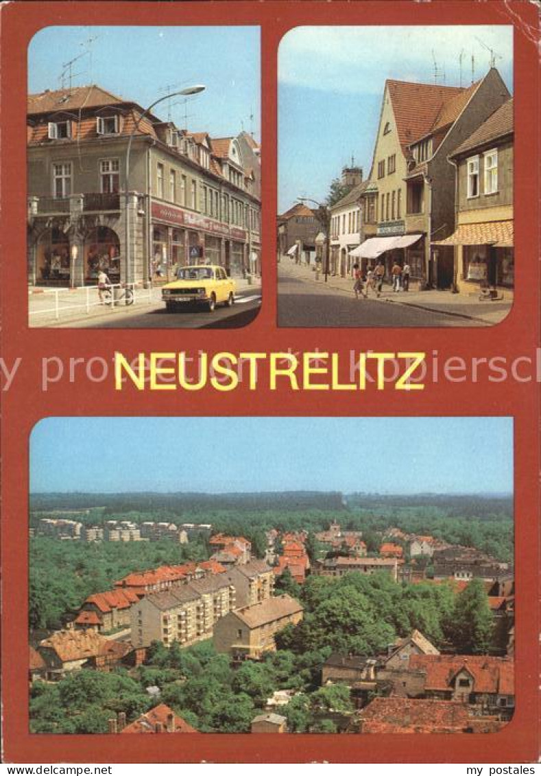 41607802 Neustrelitz Wilhelm Pieck Strasse Strelitzer Strasse Teilansicht Neustr - Neustrelitz